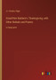 Grand'ther Baldwin's Thanksgiving, with Other Ballads and Poems : in large print by Horatio Jr Alger - Paperback