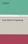 Ester Ried Yet Speaking by Pansy - Paperback