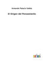 El Origen del Pensamiento by Armando Palacio Valdes - Paperback