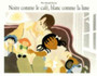 Noire comme le cafe, blanc comme la lune by Pili Mandelbaum - Paperback