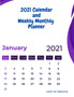 2021 Calendar and Weekly Monthly Planner - Daily, Weekly and Monthly Planner for 2021 wits Notes Agenda by Love to Educate - Paperback