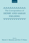 The Correspondence of Henry and Sarah Fielding by Henry and Sarah Fielding - Hardback
