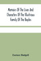 Memoirs Of The Lives And Characters Of The Illustrious Family Of The Boyles by Eustace Budgell - Paperback