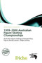 1999-2000 Australian Figure Skating Championships by Delmar Thomas C Stawart - Paperback