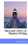 Diary and Letters of Madame D'Arblay by Frances Burney - Paperback