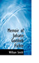 Memoir of Johann Gottlieb Fichte by William Jr. Smith - Paperback