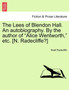 The Lees of Blendon Hall. an Autobiography. by the Author of Alice Wentworth, Etc. [N. Radecliffe?] Vol. I. by Noell Radecliffe - Paperback