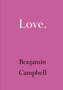 Love by Benjamin Campbell - Paperback