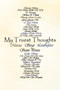 My Truest Thoughts by Serge Marcus St Preux - Paperback