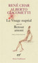 Le visage nuptial/Retour amont by Rene Char - Paperback