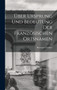 Uber Ursprung und Bedeutung der Franzosischen Ortsnamen by Hermann Grohler - Hardback