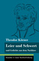 Leier und Schwert : und Gedichte aus dem Nachlass (Band 64, Klassiker in neuer Rechtschreibung) by Theodor Korner - Hardback