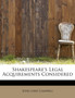 Shakespeare's Legal Acquirements Considered by John Lord Campbell - Paperback