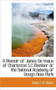 A Memoir of James de Veaux of Charleston S.C Member of the National Academy of Design New-York by Robert W Gibbes - Paperback