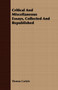 Critical And Miscellaneous Essays, Collected And Republished by Thomas Carlyle - Paperback