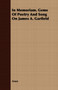In Memoriam. Gems Of Poetry And Song On James A. Garfield by Anon - Paperback