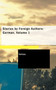 Stories by Foreign Authors : German, Volume 1 by Various - Paperback