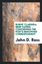 Burns' Clarinda : Brief Papers Concerning the Poet's Renowned Correspondent by John D Ross - Paperback