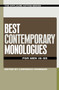 Best Contemporary Monologues for Men 18-35 by Lawrence Harbison - Paperback