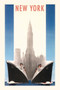 Vintage Journal New York Travel Poster by Found Image Press - Paperback