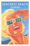 Vintage Journal Inlet Beach, Woman in Sunglasses by Found Image Press - Paperback