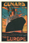Vintage Journal Cunard to Europe by Found Image Press - Paperback