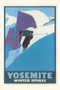 Vintage Journal Travel Poster for Yosemite Winter Sports by Found Image Press - Paperback
