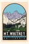 Vintage Journal Mt. Whitney Poster by Found Image Press - Paperback