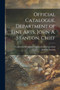 Official Catalogue, Department of Fine Arts, John A. Stanton, Chief by John a Stanton - Paperback