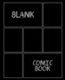 Blank Comic Book : Black Cover Draw Your Own Comics A Large 7.5x9.25 Notebook and Sketchbook for Kids and Adults to Unleash Creativity by Freshniss - Paperback