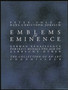 Emblems of Eminence : German Renaissance Portrait Medals by Peter Volz - Hardback