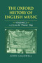 The Oxford History of English Music: Volume 2: c.1715 to the Present Day by John Caldwell - Hardback