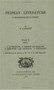 Persian Literature - A Biobibliographical Survey : A. Mathematics. B. Weights and Measures. C. Astronomy and Astrology. D. Geography. (Volume II Part 1)