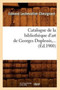 Catalogue de la Bibliotheque d'Art de Georges Duplessis (Ed.1900)