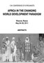 Africa in the Changing World Development Paradigm