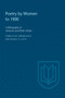 Poetry By Women to 1900 : A Bibliography of American and British Writers