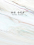 2021-2025 Monthly Planner : Large Five Year Planner with Marble Cover