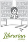 Librarian Journal : 120-Page Blank, Lined Writing Journal for Librarians (5.25 X 8 Inches / White)