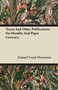 Tracts And Other Publications On Metallic And Paper Currency