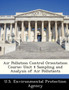 Air Pollution Control Orientation Course : Unit 4 Sampling and Analysis of Air Pollutants