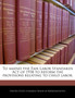 To Amend the Fair Labor Standards Act of 1938 to Reform the Provisions Relating to Child Labor.
