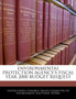 Environmental Protection Agency's Fiscal Year 2000 Budget Request