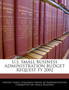 U.S. Small Business Administration Budget Request Fy 2002