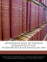 Appropriate Role of Foreign Judgments in the Interpretation of American Law