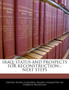 Iraq : Status and Prospects for Reconstruction--Next Steps