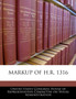 Markup of H.R. 1316