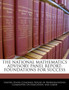 The National Mathematics Advisory Panel Report : Foundations for Success