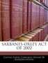 Sarbanes-Oxley Act of 2002