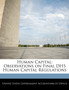 Human Capital : Observations on Final Dhs Human Capital Regulations