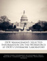 Doe Management : Selected Information on the Workforce at Doe's Livermore Laboratory